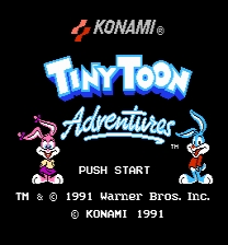 Tiny Toon Adventures stage select hack Jogo