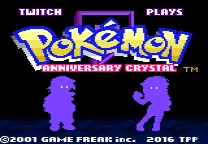 Twitch Plays Pokémon Anniversary Crystal Game