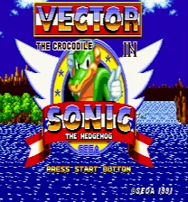 Vector the Crocodile in Sonic the Hedgehog Game